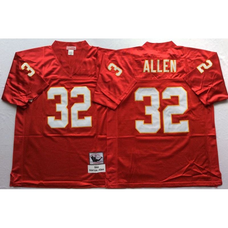 Cheap Marcus Allen Chiefs Jersey From China Red 1994 throwback #32