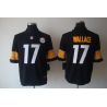Cheap Mike Wallace Steelers Jersey #17 Black From China Limited