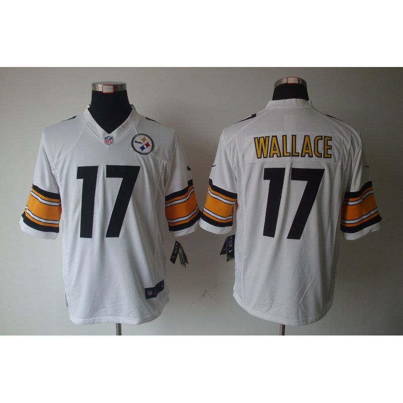 Cheap Mike Wallace Steelers Jersey #17 White From China Limited