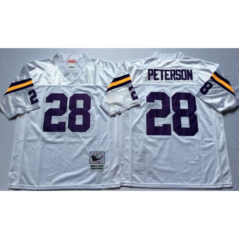 Cheap Adrian Peterson Vikings Jersey From China Whitle throwback #28