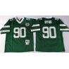 Cheap Dennis Byrd Jets Jersey From China Green 1989 throwback #90