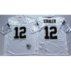 Cheap Kenny Stabler Raiders Jersey From China White throwback #12