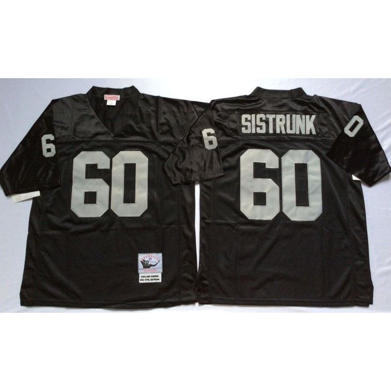 Cheap Otis Sistrunk Raiders Jersey From China Black throwback #60