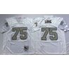 Cheap Howie Long Raiders Jersey From China White 1987 throwback Sliver number #75