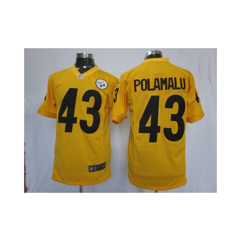 Cheap Troy Polamalu Steelers Jersey #43 Yellow From China Limited Cheap Troy Polamalu Steelers Jersey #43 Yellow From China Limited