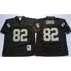 Cheap Al Davis Raiders Jersey From China Black throwback #82