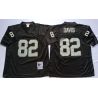 Cheap Al Davis Raiders Jersey From China Black throwback #82