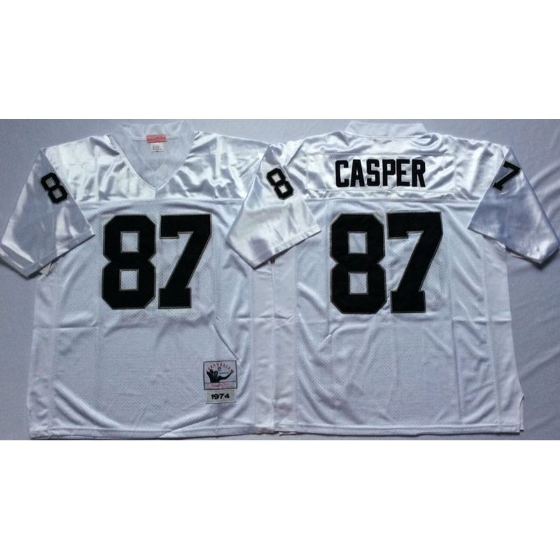 Cheap Dave Casper Raiders Jersey From China White throwback #87