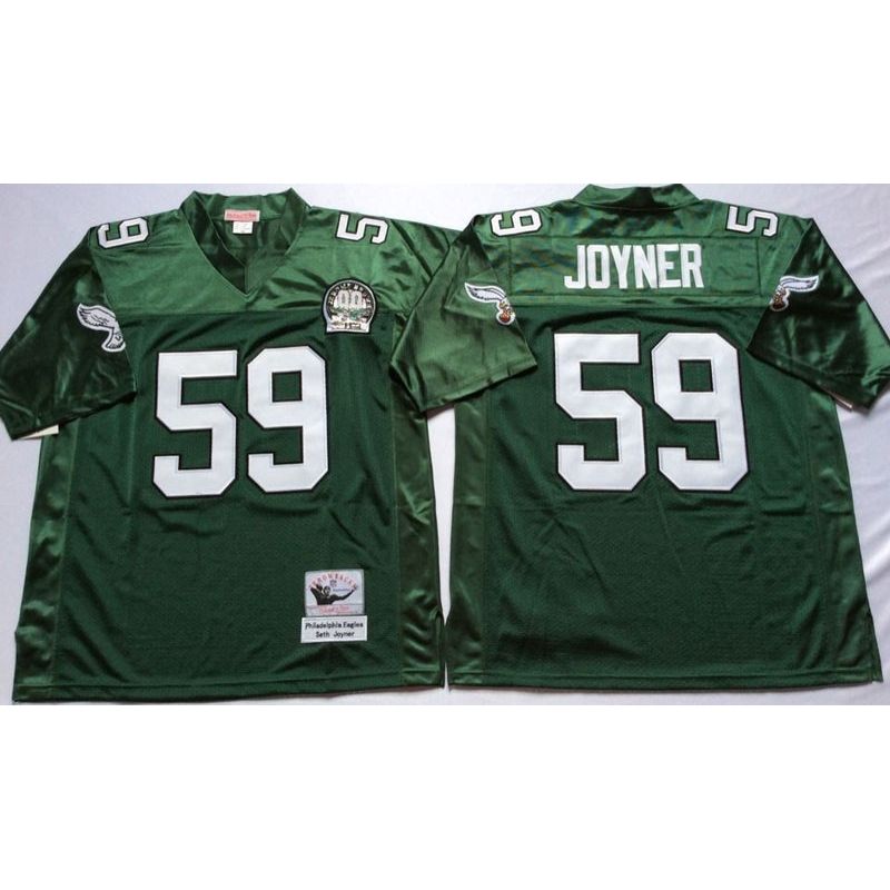 Cheap Seth Joyner Eagles Jersey From China Green throwback #59