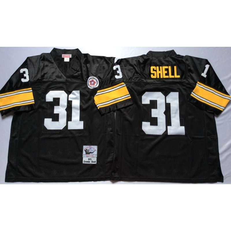 Cheap Donnie Shell Steelers Jersey From China Black throwback #31