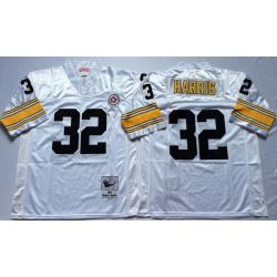 Cheap Franco Harris Steelers Jersey From China White throwback #32