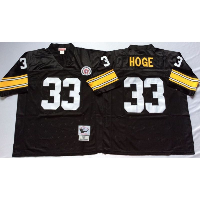 Cheap Merril Hoge Steelers Jersey From China Black throwback #33