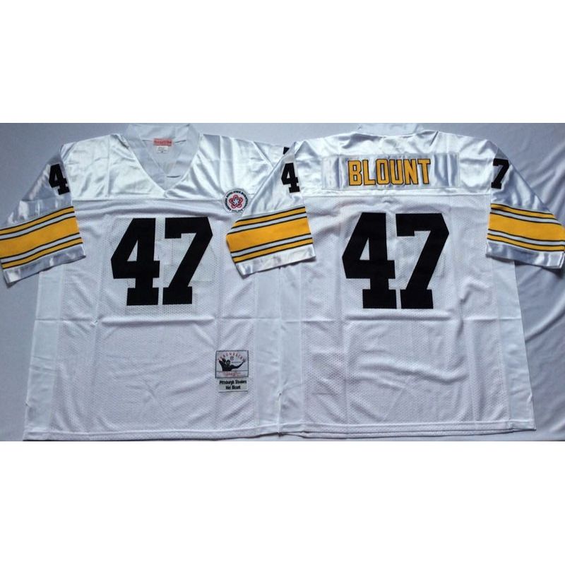 Cheap Mel Blount Steelers Jersey From China White throwback #47