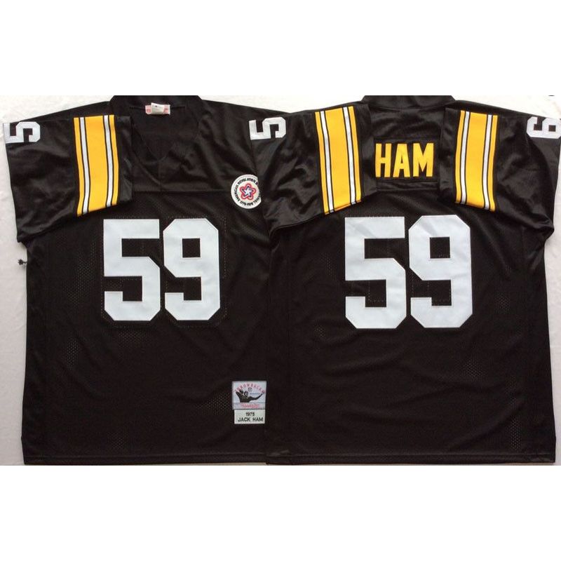 Cheap Jack Ham Steelers Jersey From China Black throwback #59