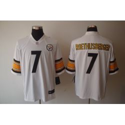 Cheap Ben Roethlisberger Steelers Jersey #7 White From China Limited