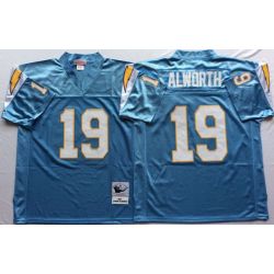 Cheap Lance Alworth Chargers Jersey From China Light Blue throwback #19
