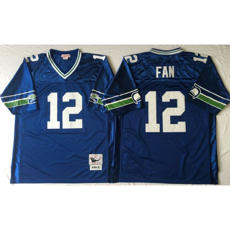 Cheap 12th Fan Seahawks Jersey From China Blue throwback #12