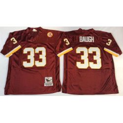 Cheap Sammy Baugh Redskins Jersey From China Red throwback #33