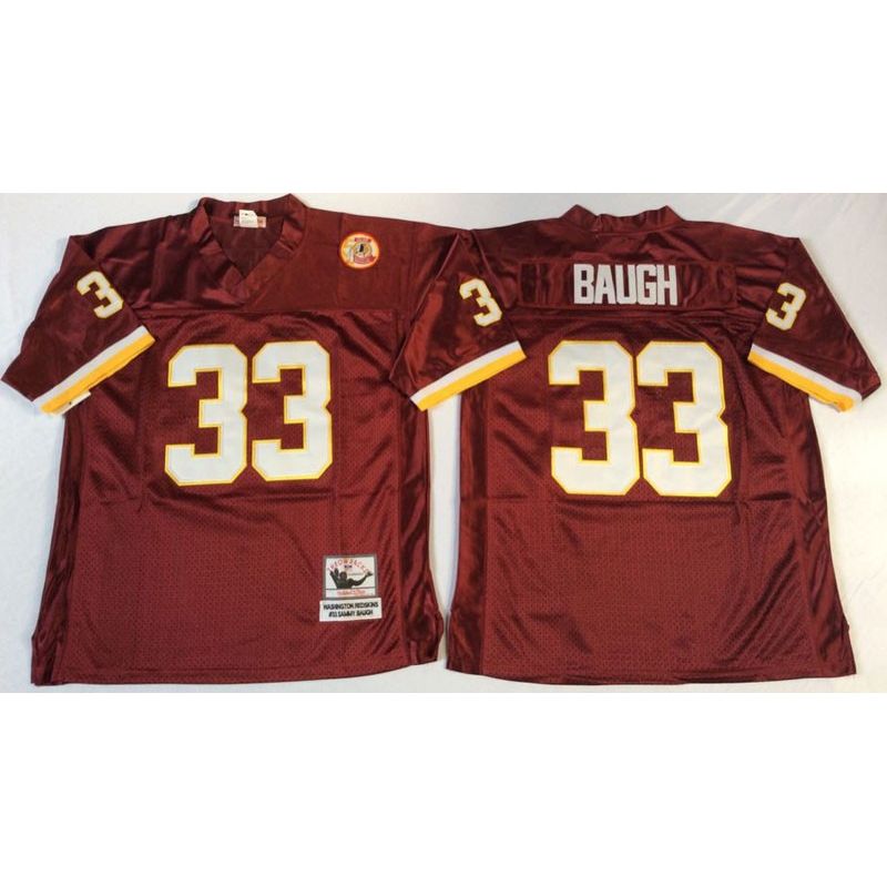 Cheap Sammy Baugh Redskins Jersey From China Red throwback #33