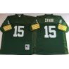 Cheap Bart Starr Packers Jersey From China Green throwback short sleeves #15