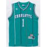 Cheap Muggsy Bogues Charlotte Bobcats Jersey #1 Blue throwback