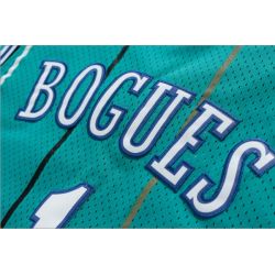 Cheap Muggsy Bogues Charlotte Bobcats Jersey #1 Blue throwback