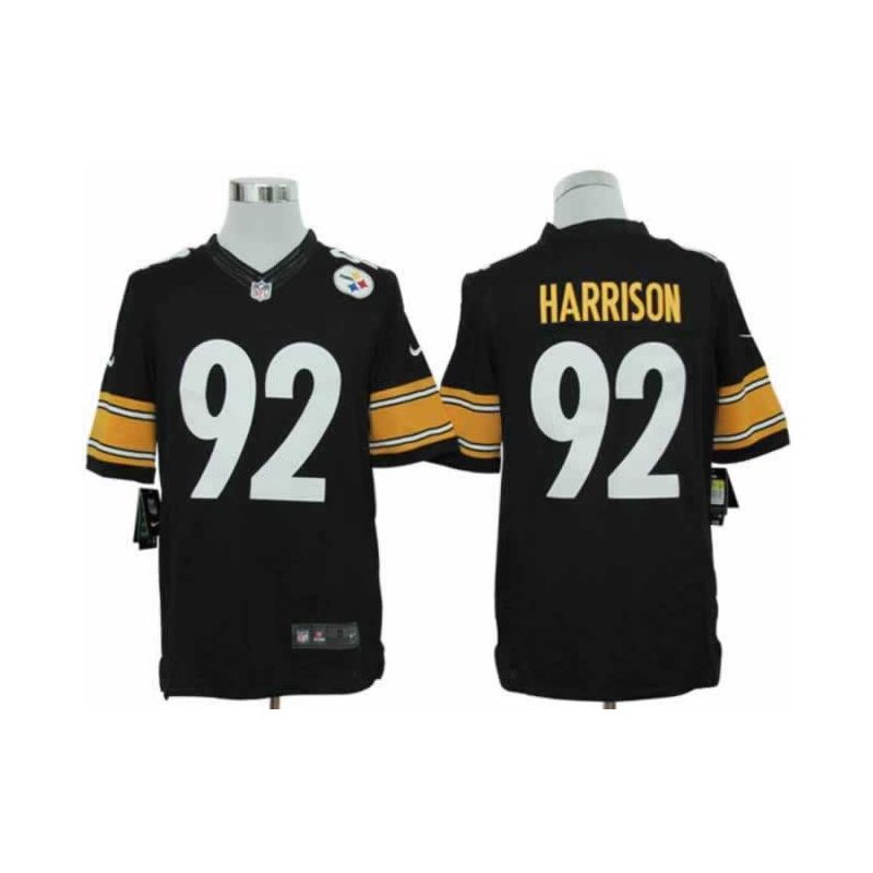 Cheap James Harrison Steelers Jersey #92 Black From China Limited Cheap James Harrison Steelers Jersey #92 Black From China Limited