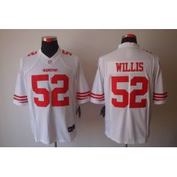 Cheap Patrick Willis 49ers Jersey #52 White From China Limited