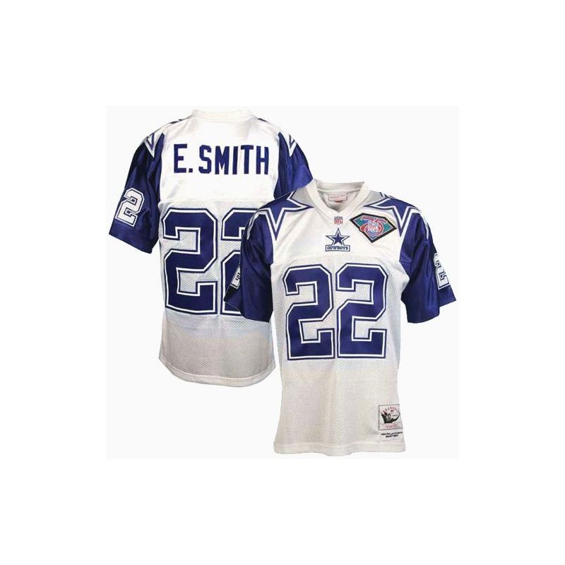 Cheap Emmitt Smith Cowboys Jersey #22 White 75th From China Cheap Emmitt Smith Cowboys Jersey #22 White 75th From China