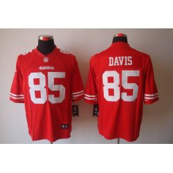 Cheap Vernon Davis 49ers Jersey #85 Red From China Limited