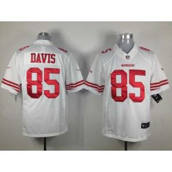 Cheap Vernon Davis 49ers Jersey #85 White From China Limited