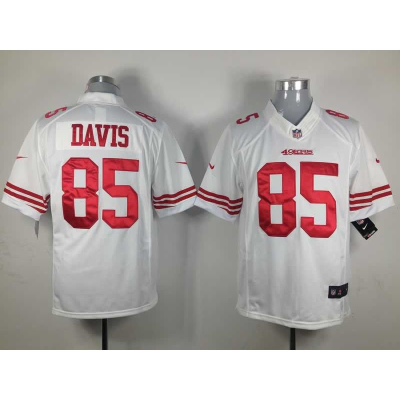 Cheap Vernon Davis 49ers Jersey #85 White From China Limited Cheap Vernon Davis 49ers Jersey #85 White From China Limited