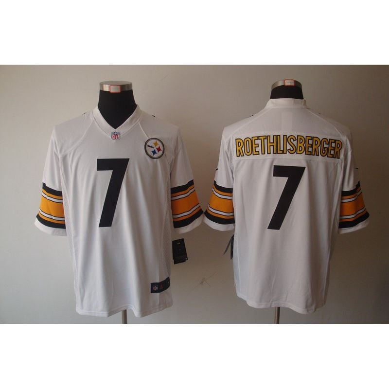 Cheap Ben Roethlisberger Steelers Jersey #7 White