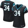 Cheap DeAngelo Williams Panthers Jersey #34 Black From China Limited