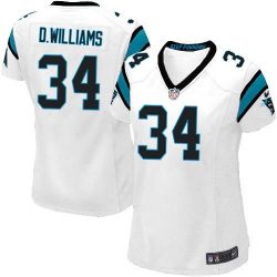 Cheap DeAngelo Williams Panthers Jersey #34 White From China Limited