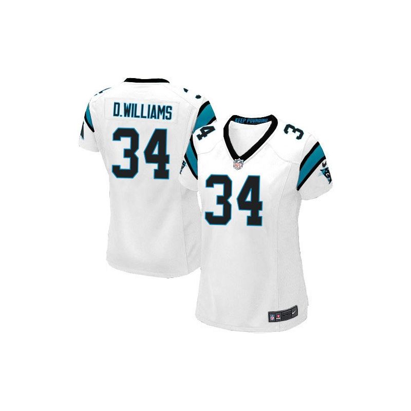 Cheap DeAngelo Williams Panthers Jersey #34 White From China Limited Cheap DeAngelo Williams Panthers Jersey #34 White From China Limited