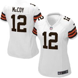 Cheap Colt McCoy Browns Jersey #12 White From China Limited