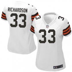 Cheap Trent Richardson Browns Jersey #33 White From China Limited