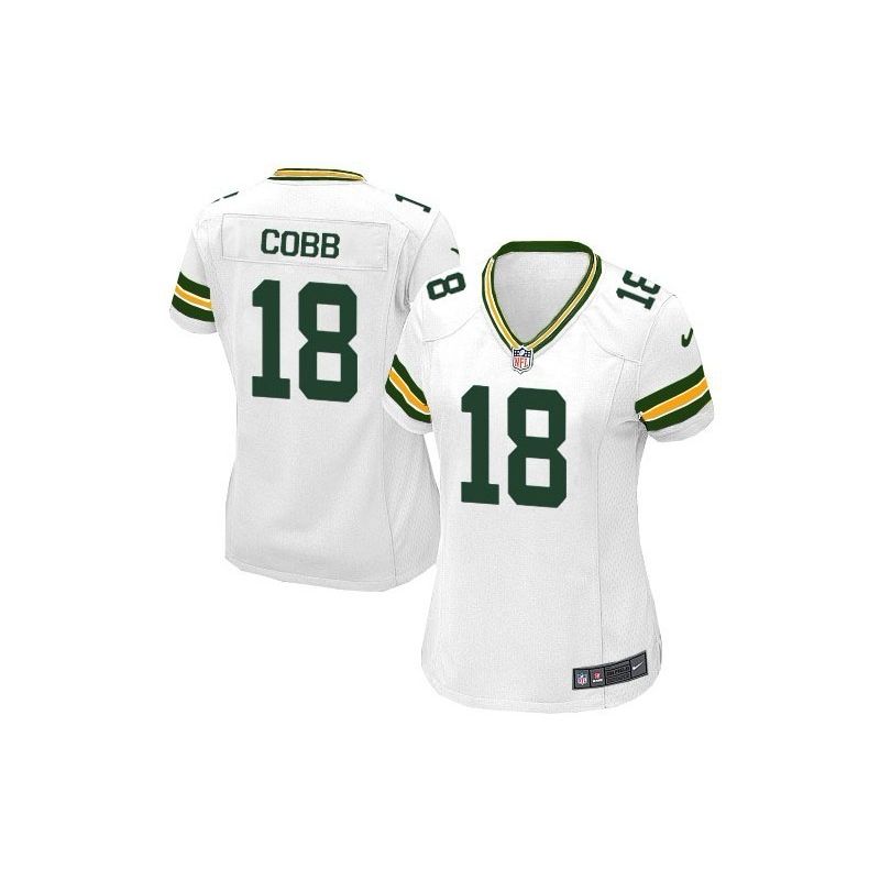 Cheap Randall Cobb Packers Jersey #18 White From China Limited