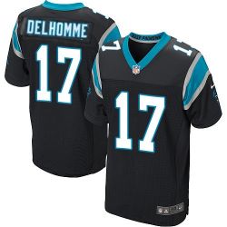 Cheap Jake Delhomme Panthers Jersey #17 Black From China