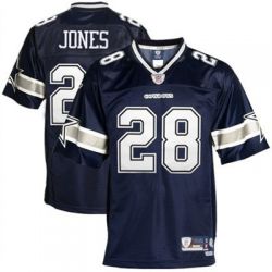 Cheap Filex Jones Cowboys Jersey #28 Navy From China