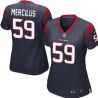Cheap Whitney Mercilus Texans Jersey #59 Blue From China Limited