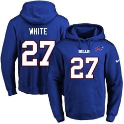 Cheap TreDavious White Bills Hoodie From China 2017 draft Blue #27