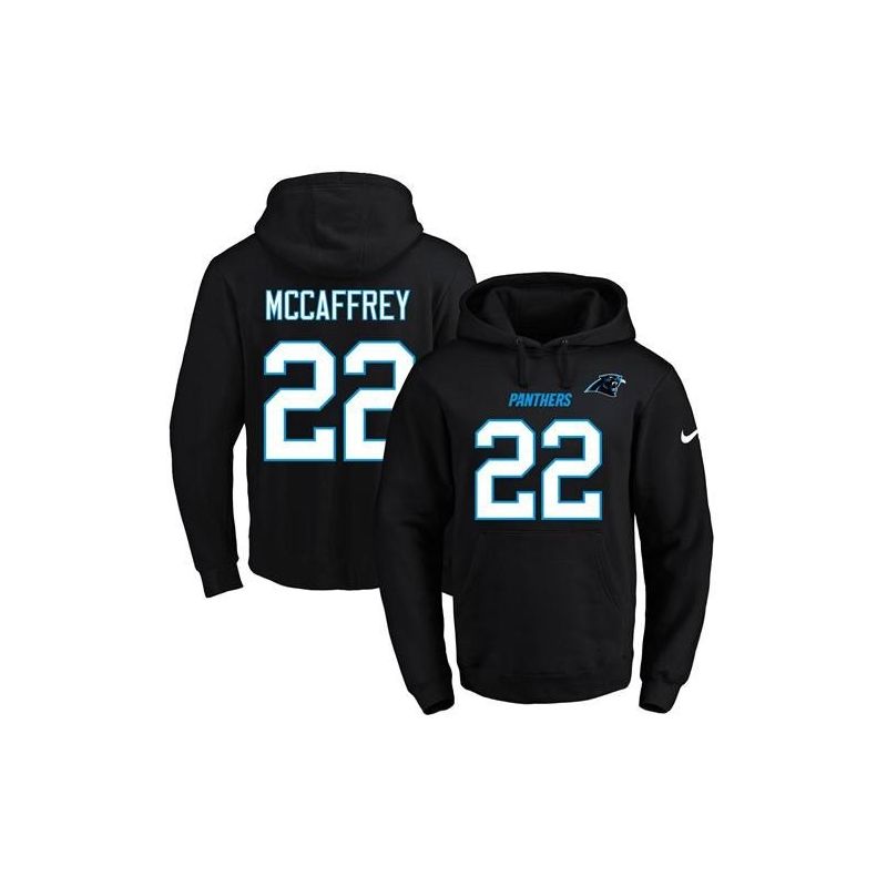 Cheap Christian McCaffrey Panthers Hoodie From China 2017 draft Black #22