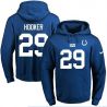 Cheap Malik Hooker Colts Hoodie From China 2017 draft Blue #29