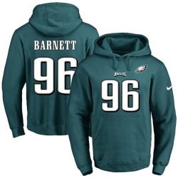 Cheap Derek Barnett Eagles Hoodie From China 2017 draft Green #96