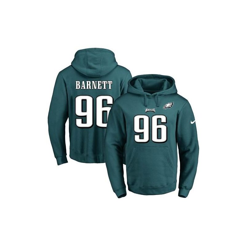 Cheap Derek Barnett Eagles Hoodie From China 2017 draft Green #96