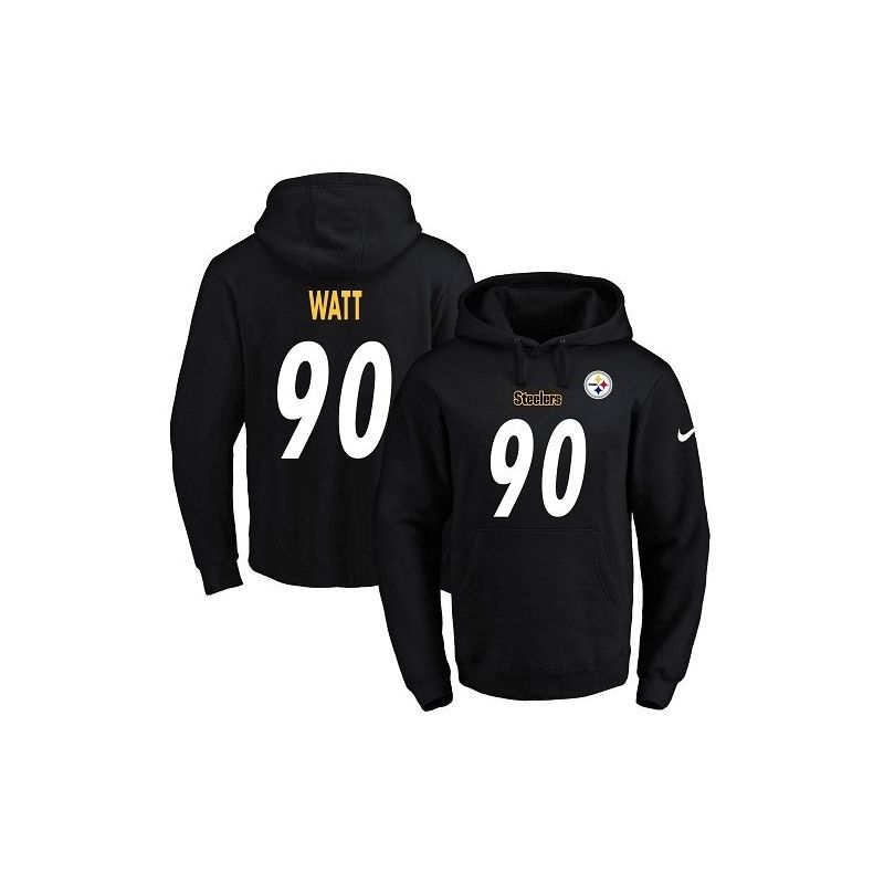 Cheap TJ Watt Steelers Hoodie From China 2017 draft Black #90