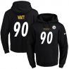 Cheap TJ Watt Steelers Hoodie From China 2017 draft Black #90