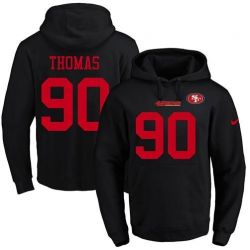 Cheap Solomon Thomas 49ers Hoodie From China 2017 draft Black #90